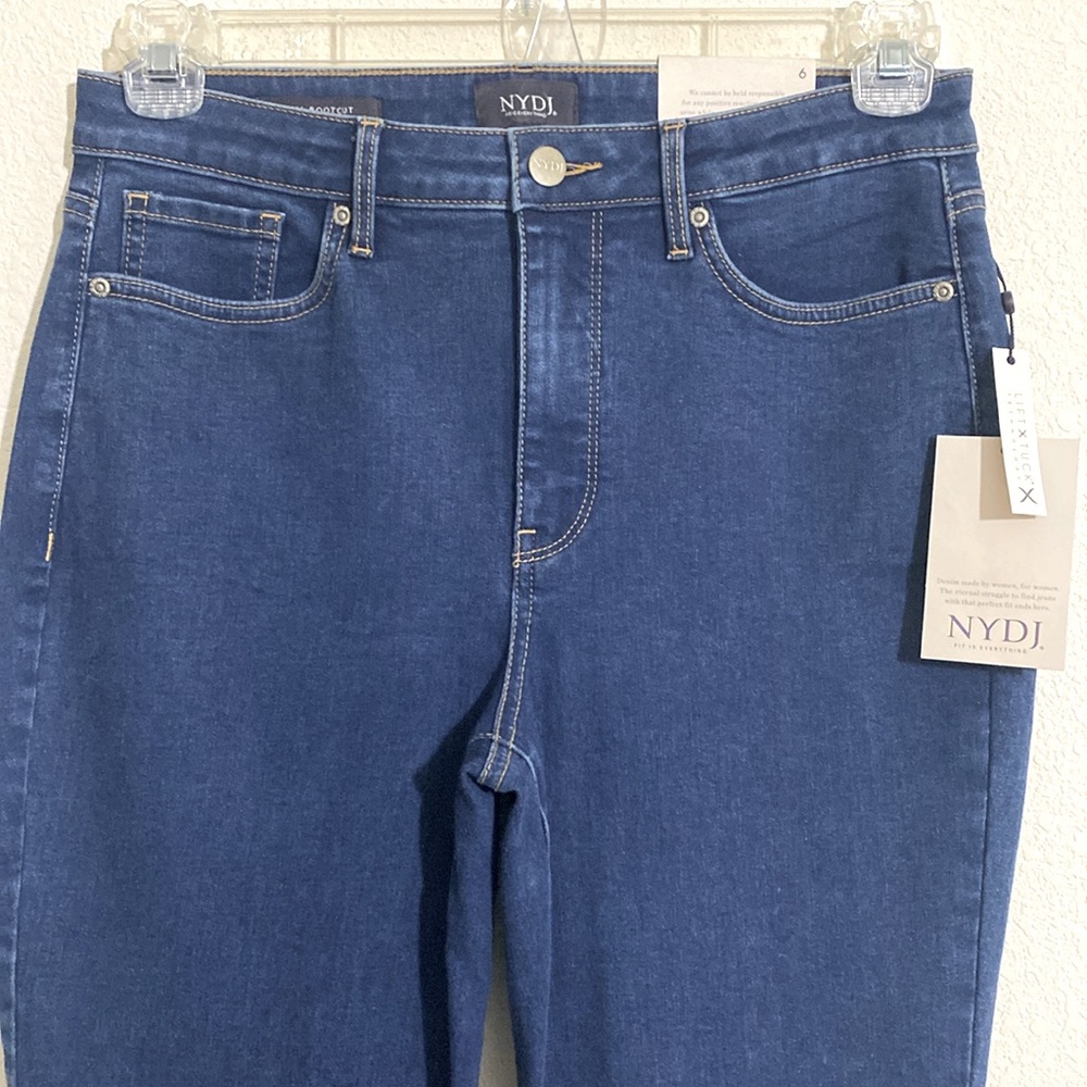 NYDJ Slim Bootcut LiftXTuck Technology Blue Jeans Women's Size 6